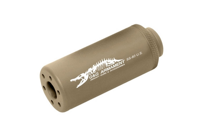 Crocodile Navy 80mm. Tan Silencer 14mm. SX by G&G