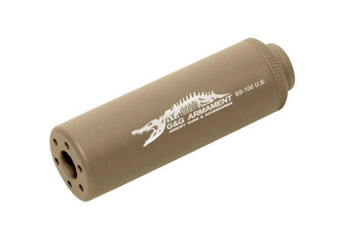 Crocodile Navy 100mm. Tan Silencer 14mm. SX by G&G