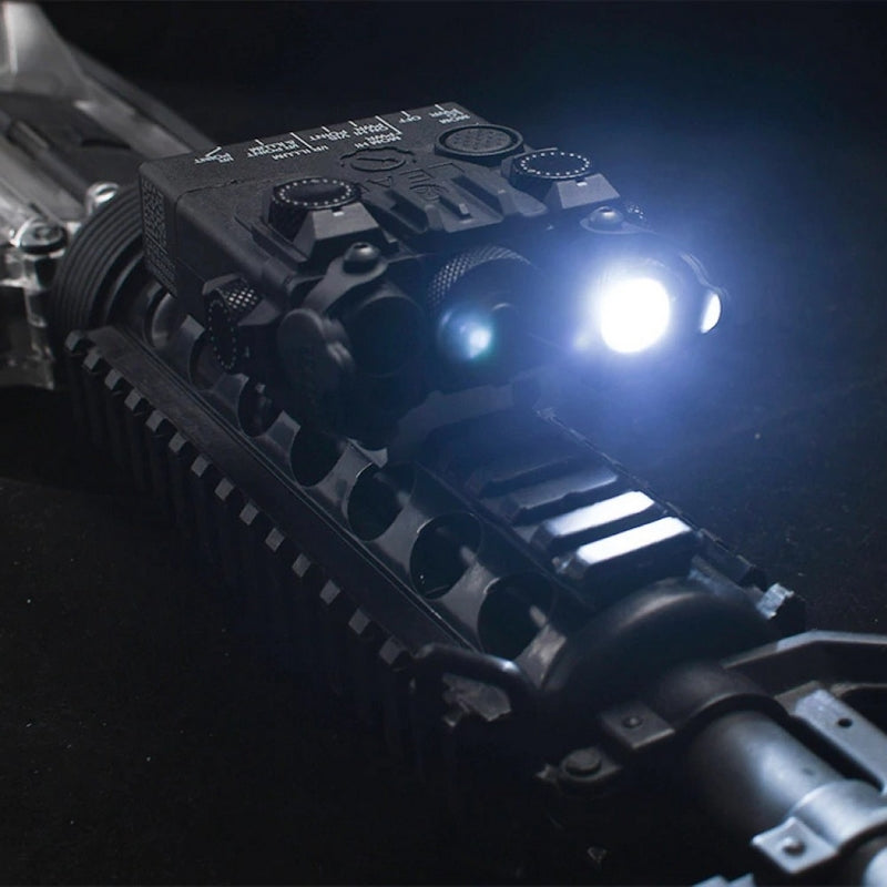 DBal-A2 Aiming Device IR Green Laser - Led Torch Light 150 Lumen - Strobe by WADSN