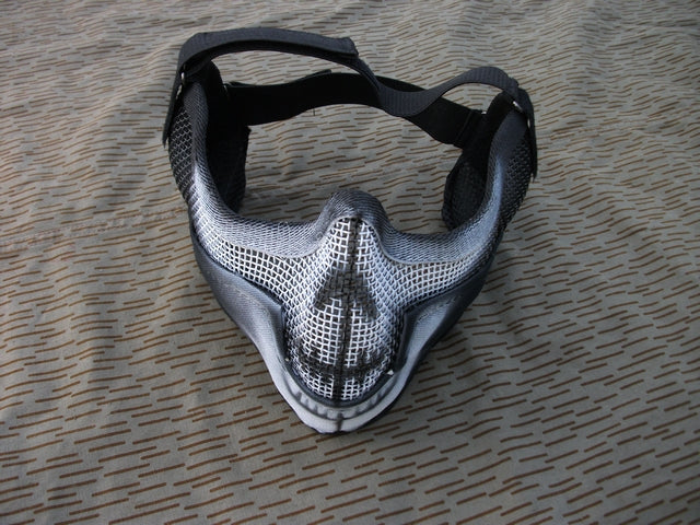Raider Ghost Black Bear Half Mask