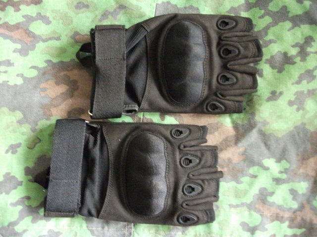 Guanti Mezze-Dita Black con Protezioni