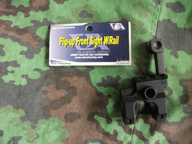 Flip Up Front Sight Tacca di Mira Anteriore M4-M16 con Innesto Cinghia by C.A.