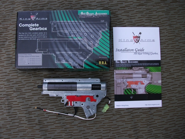 9mm. SP190-post. M16 Full Set Gear Box by King Arms