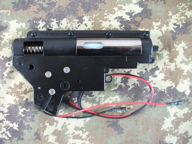 GearBox Gen2 - V2 da 7mm M4 - M16 Cavetteria Anteriore e Ingranaggi in Acciaio by Jing Gong