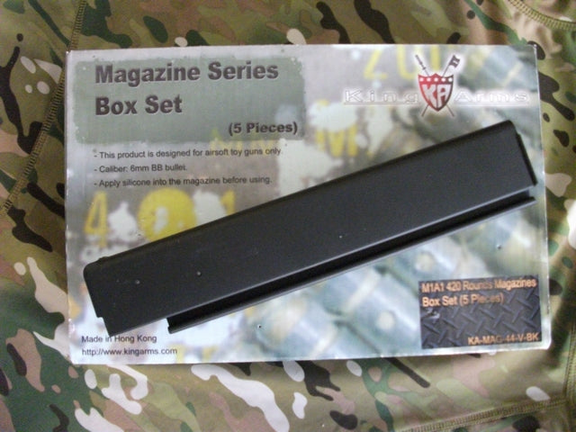 Thompson M1A1 Kit 5 Caricatori Full Metal 420bb. by King Arms