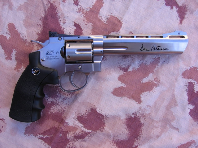 Dan Wesson 6" Co2 Chrome Revolver by ASG