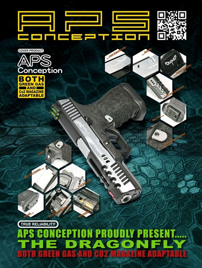 Dragonfly Dual Power GBB Co2 - Gas Pistol by Aps