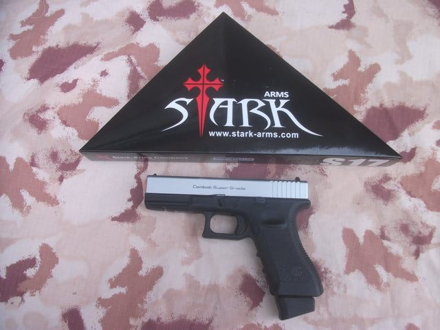 G17 S17 Combat Super Grade Silver-Black by Stark Arms