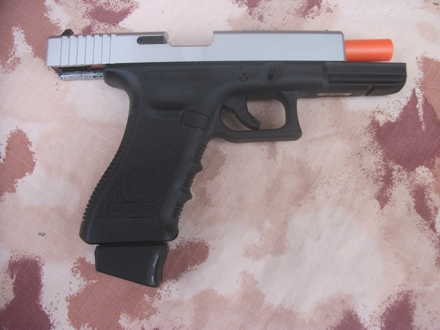 G17 S17 Combat Super Grade Silver-Black by Stark Arms