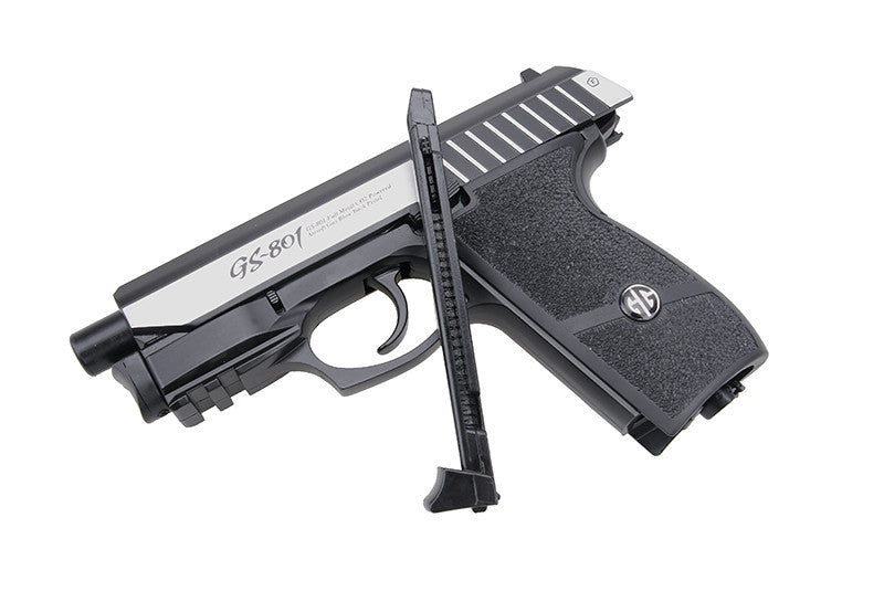 P230 Type GS-801 Co2 Laser Silver Metal Slide Blowback CO2-PTM-PST-SBB-NCM by G&G