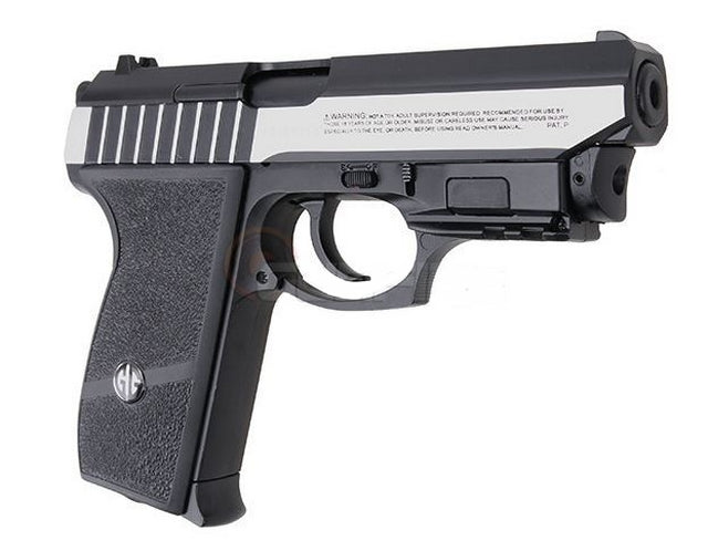 P230 Type GS-801 Co2 Laser Silver Metal Slide Blowback CO2-PTM-PST-SBB-NCM by G&G