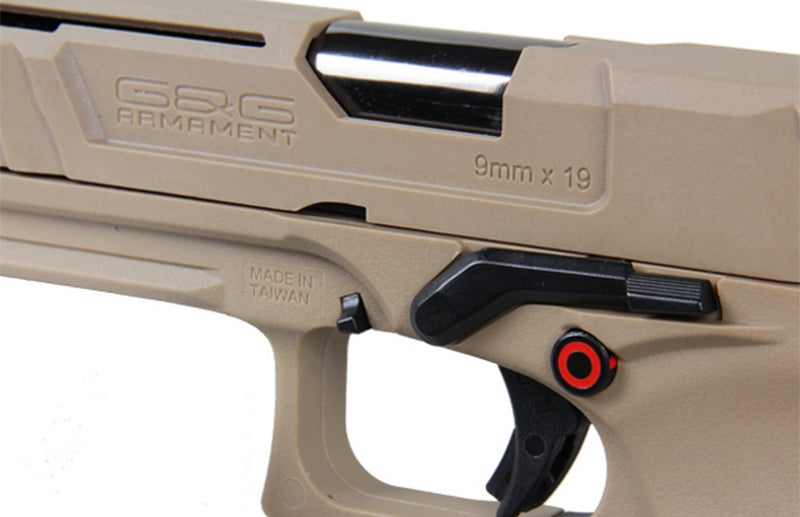 G&G GTP9 DST - Tan GBB Gas Blow Back GAS-GPM-TP9-DBB-ECM by G&G