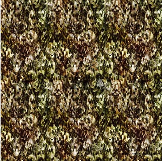 Water Transfer Camo Skulls per Fucili Sniper e Oggetti oltre 65cm.