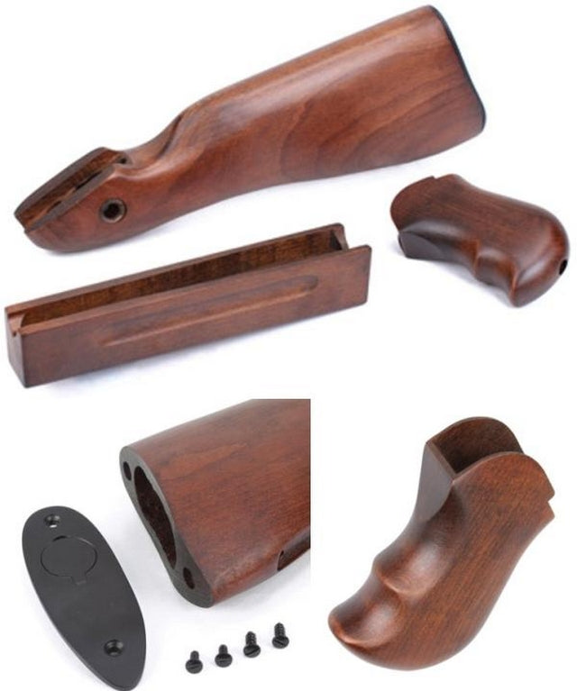 Thompson M1A1 Wood Conversion Kit in Legno Real Wood by King Arms