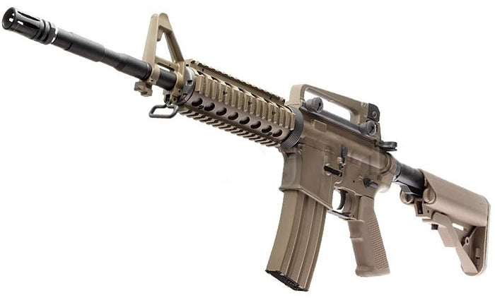 Katana M4 RIS Tan  con Cilindro Blu by We