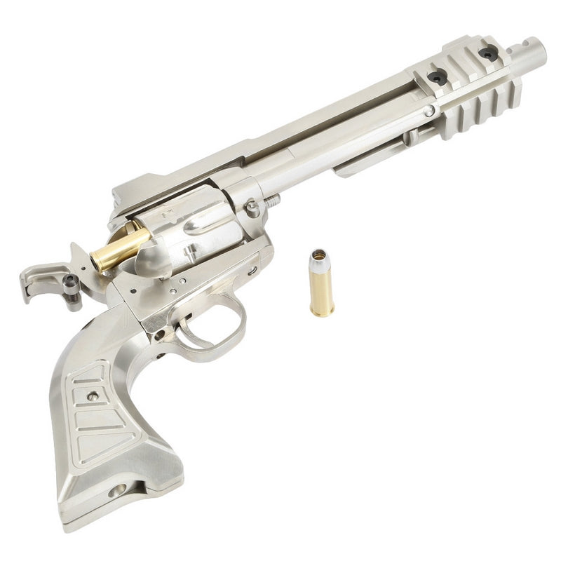 King Arms Devil Killer 6" SAA .45 Silver - Chrome Gas Revolver by King Arms