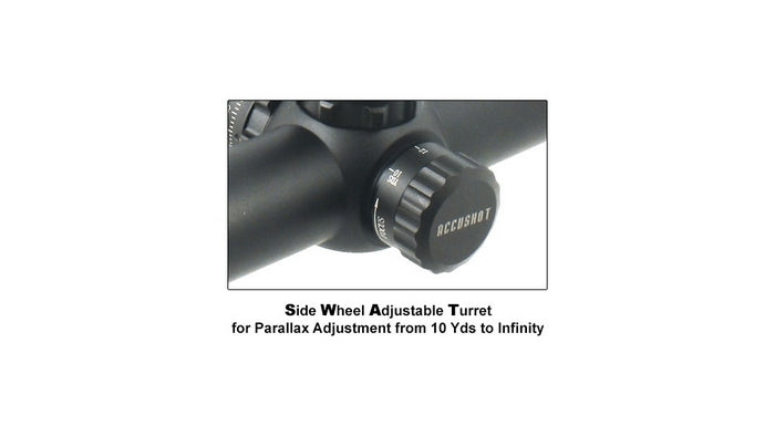 Leapers UTG 4-16X44 30mm. Compact Scope AO 36-Color Mil-Dot - Rings