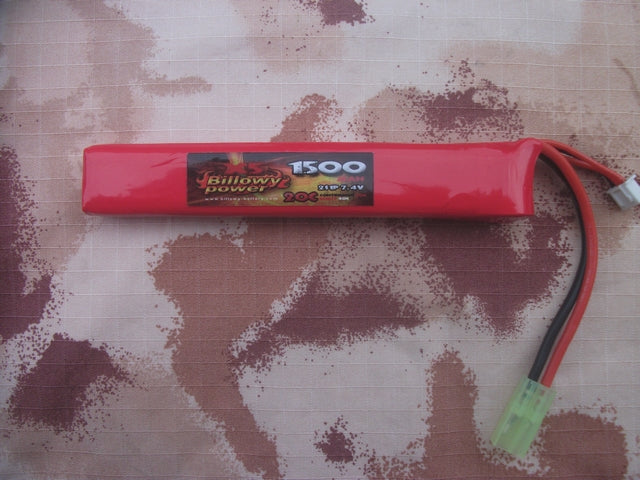 Batteria Li-Po Batteria 7,4v. 1500mAh 20C by Billowy Power