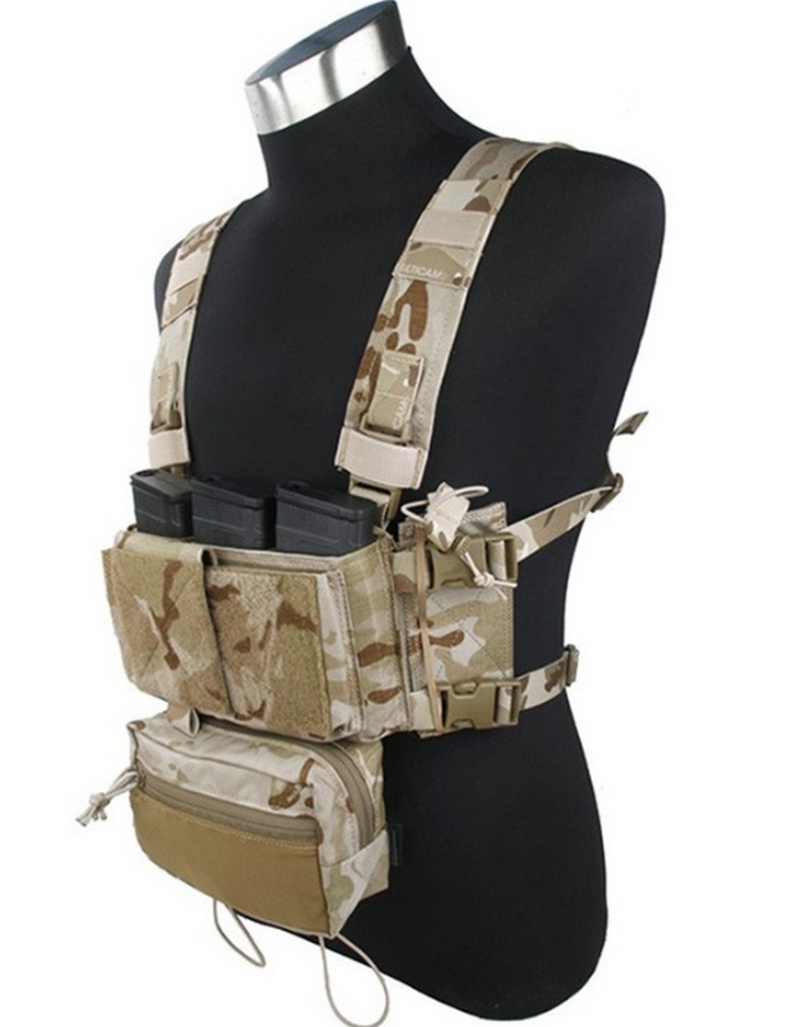 MCR Modular Light Weight Chest Rig Full Set Multicam Arid by TMC