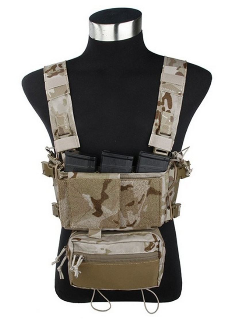 MCR Modular Light Weight Chest Rig Full Set Multicam Arid by TMC