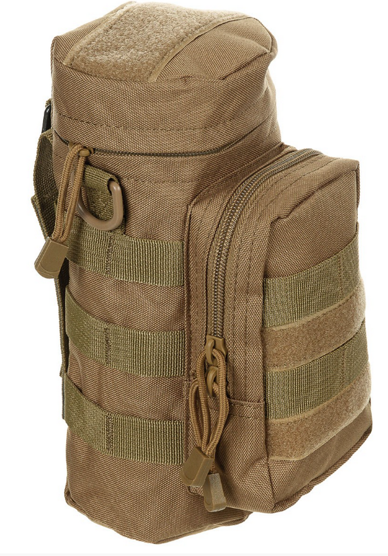MFH MOLLE Coyote Tan Round Pouch