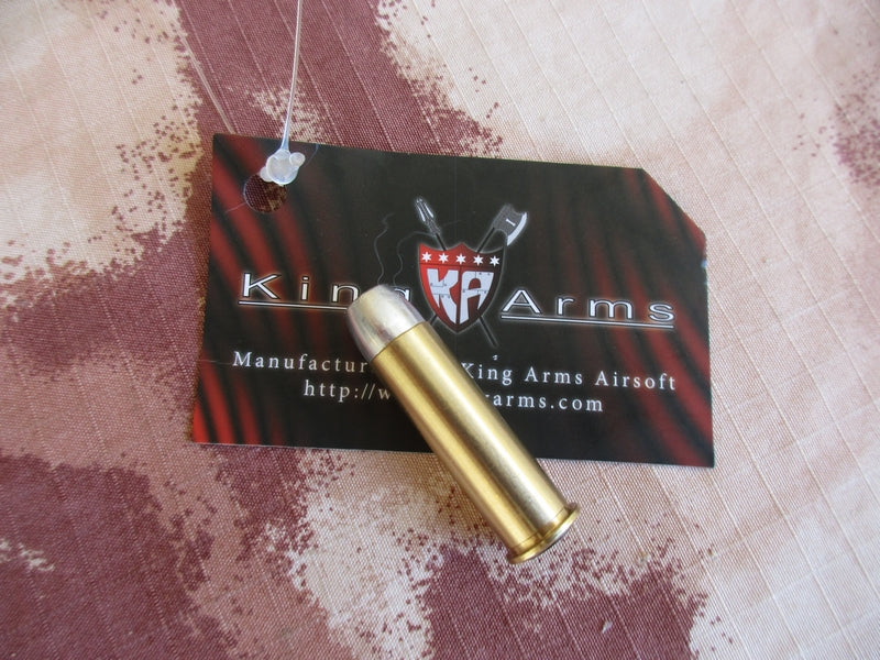 King Arms Peacemaker SAA .45 Revolver 6inch M Silver - Chrome Gas Action by King Arms