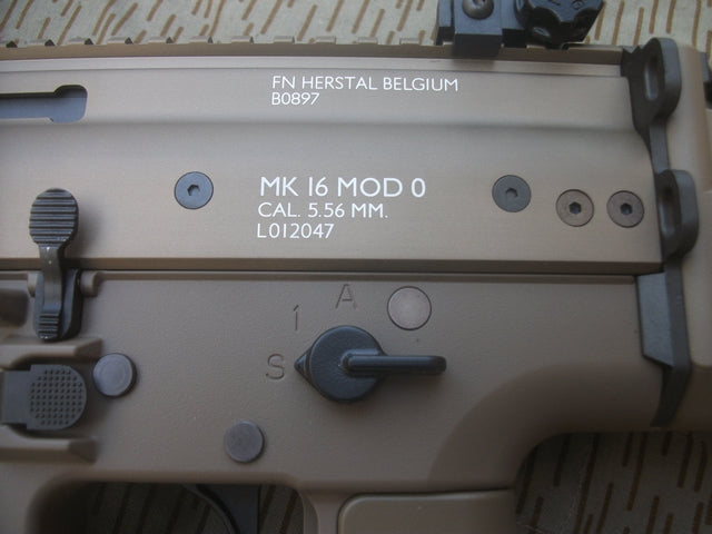 SCAR-L CQC EBB Tan Scarrellante Blowback con Rinculo Marui