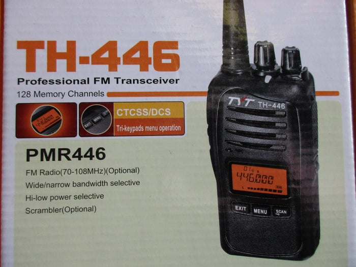 TH-446 FM - PMR 128 Memory Channels Transceiver by TYT