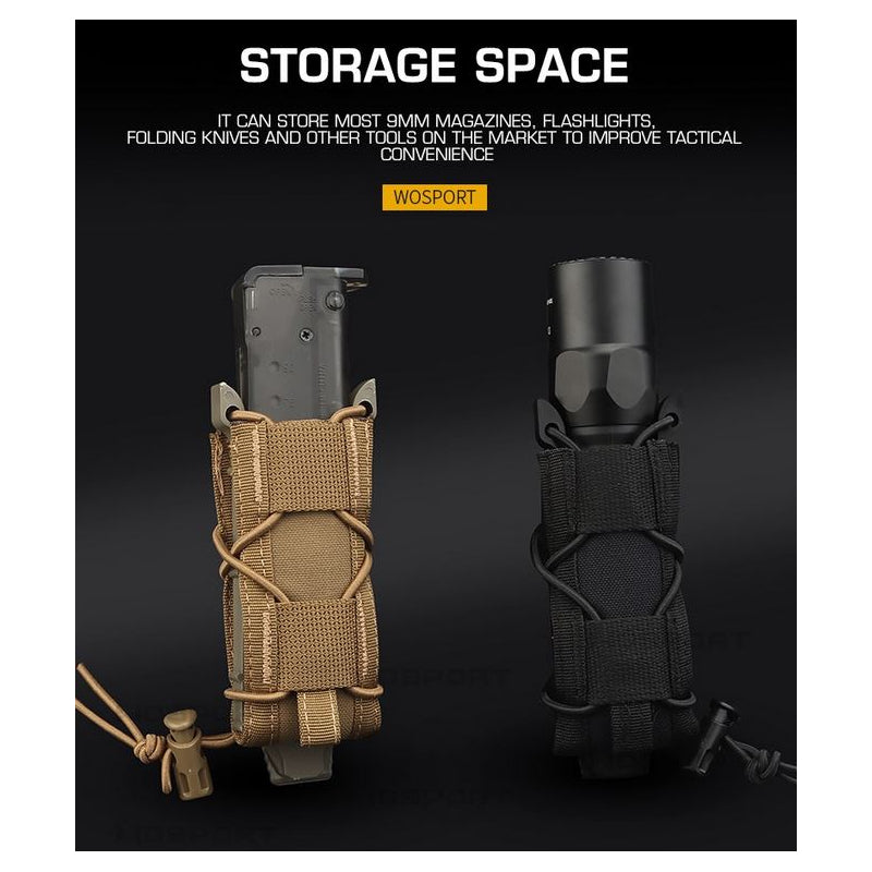 Pistol Magazine & Storage Pouch Tiger Type 9mm Multicam