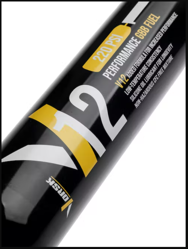 Vorsk Gas V12 Peak 220 PSI Performance Premium GBB Fuel 650ml by Vorsk