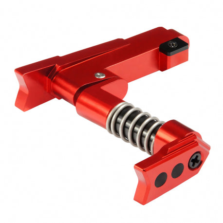 Maxx Model M4 - M16 Red Aluminum Advanced Magazine Release Style A by Maxx Model
