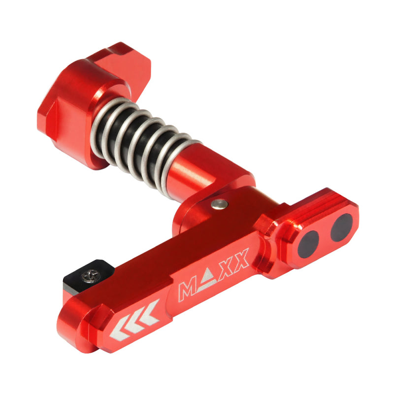 Maxx Model M4 - M16 Red Aluminum Advanced Magazine Release Style B by Maxx Model