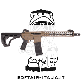  FREYA AR15 Skeleton 13inch ETU - DMR Designated Marksman Rifle SilentOps Tan Version by Delta Armory