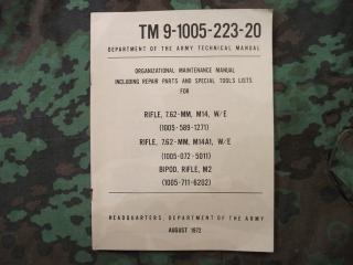 Technical Manual M14 - M14A1 - M2