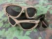 Tactical Metal Fishness Goggles Occhiali a Rete Tan by Wosport