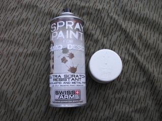 Spray Paint For Camo Design White Cybergun