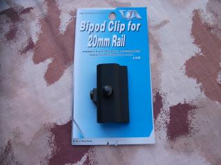 Bipod Clip per 20mm Rail by Classic Army