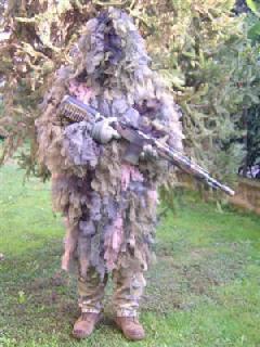Ghillie Camouflage Leaf Suit Woodland