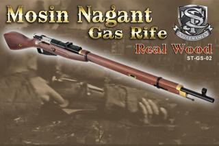 Mosin Nagant Full Wood & Metal Gas Rifle by S&T Armament