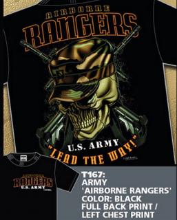 7,62 T-Shirt Army Airborne Rangers
