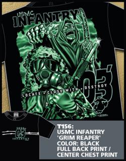 7,62 T-Shirt USMC Infantry